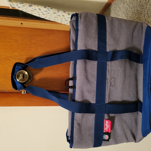 Indianapolis Colts Coleman Gray and Blue Tote Bag - Picture 4 of 7